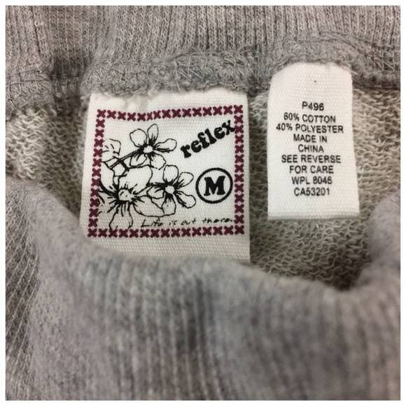 REFLEX Flattering Heather Sports Jogger Athletic Love Lounge Pant NWT Size M - Picture 7 of 8